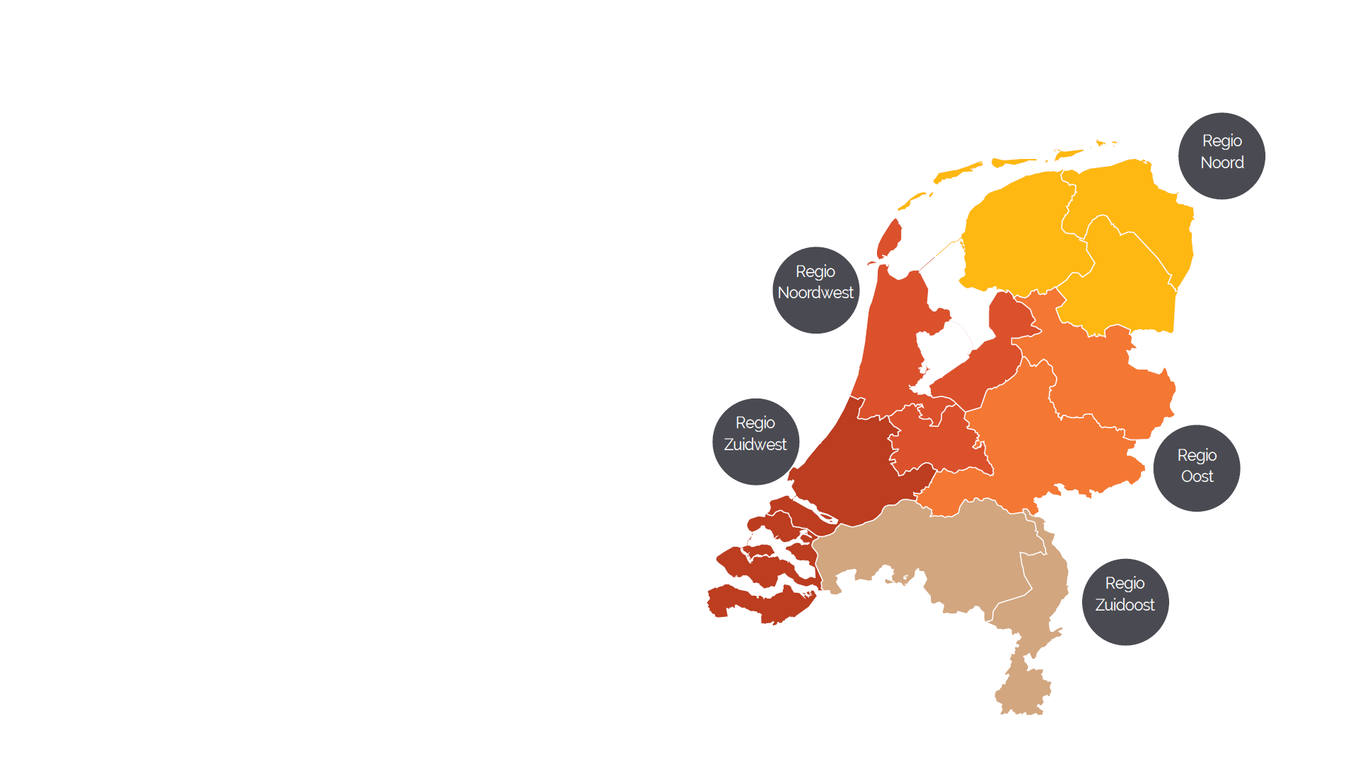 Foto bij Gebruikers per regio